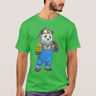 Panda Easter Mining T-Shirt