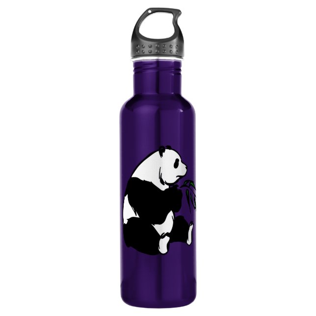 Panda Eating Bamboo 710 Ml Water Bottle (Front)