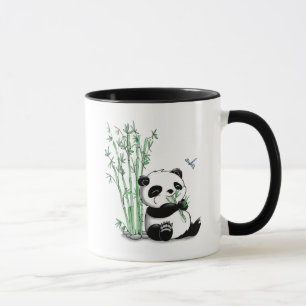 Panda Eating Bamboo Mug
