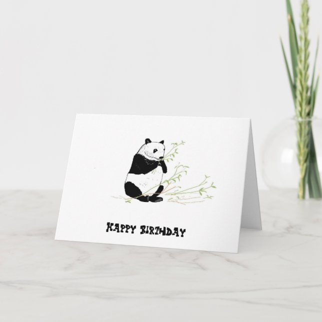 Panda Eating Card (Front)