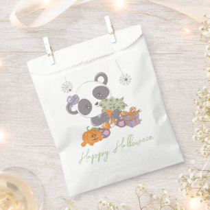 Panda & Eyeball Bouquet Happy Halloween Favour Bag