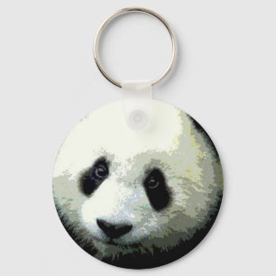Panda Eyes Key Chains
