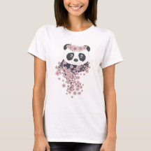 Panda face and Sakura
