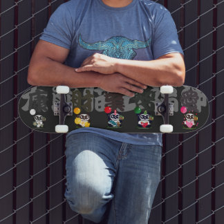Panda face en colère 5 Dieux Skateboard