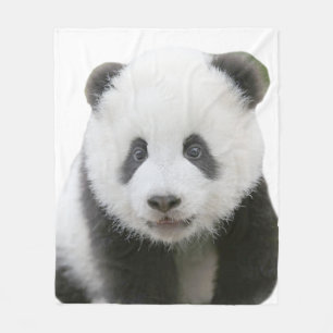 Panda Face Fleece Blanket