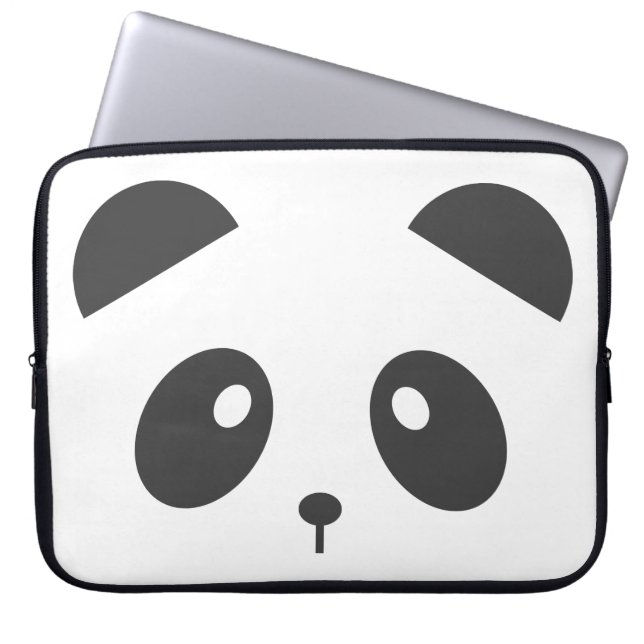 Panda Face Laptop Case (Front)