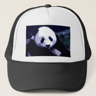 Panda Face Pop Art Trucker Hat