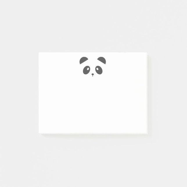 Panda face post it notes (Front)