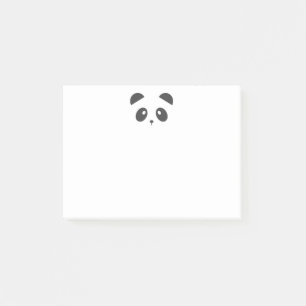 Panda face post it notes