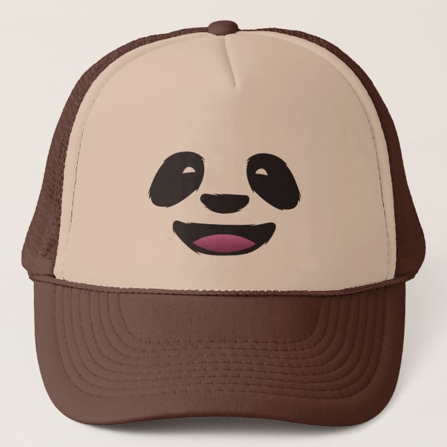 Panda face trucker hat (Front)