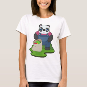 Panda Farmer Fruit Farm T-Shirt