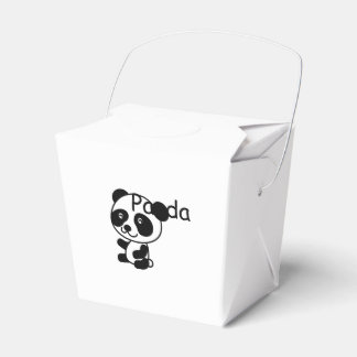 Panda Favour Boxes. Favor Box
