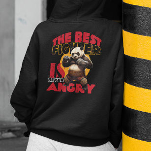 Panda Fighter Quote Hoodie