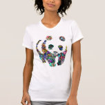 panda flowers tshirt<br><div class="desc">panda flowers tshirt is a panda made from a tropical flower collage. unusual unique cute and attractive this panda nature tshirt combines both the fauna and flora world. makes a great earth day gift for men and women boys and girls</div>