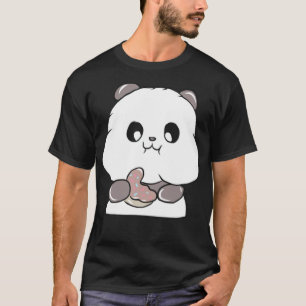Panda Food space birthday animal birthday T-Shirt