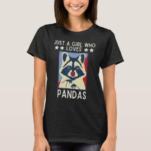 Panda For Girls Women Panda Bear Animal T-Shirt