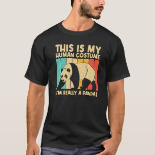 Panda For Men Women Panda Bear Animal T-Shirt