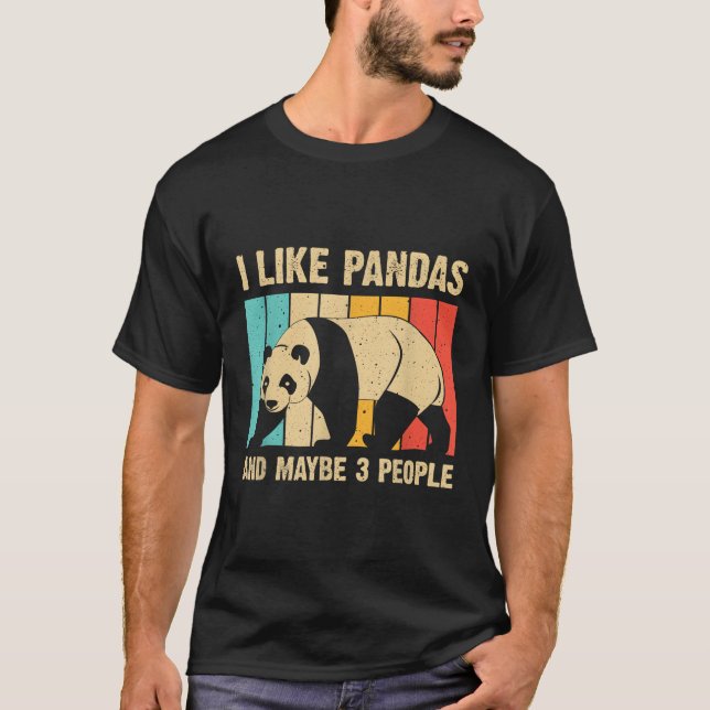 Panda For Panda Bear T-Shirt (Front)