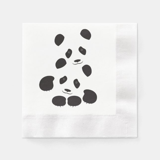 Panda Friendship Napkin (Front)