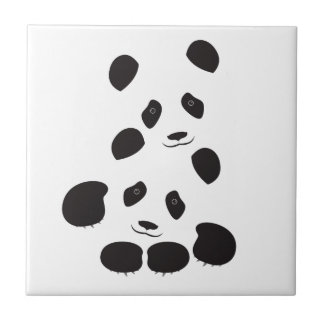 Panda Friendship Tile