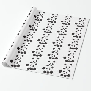 Panda Friendship Wrapping Paper