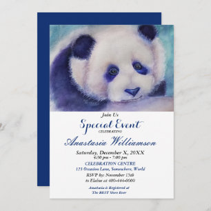 PANDA FUN PARTY INVITATION