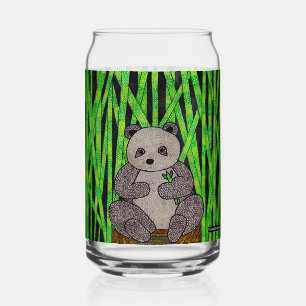 Panda - Glass Can