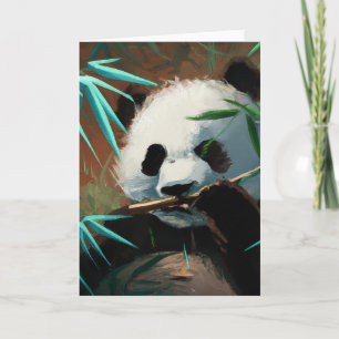 Panda Greeting Card