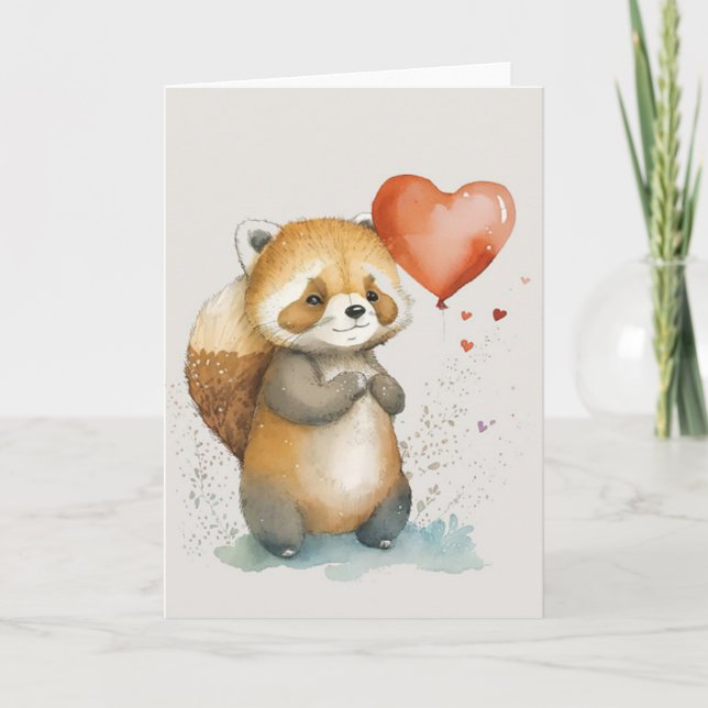 Panda Greeting Card (Front)