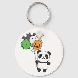Panda Halloween Balloons For Kids Cute Pandas Keyc Keychain