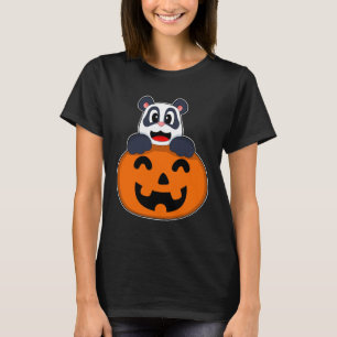 Panda Halloween Pumpkin T-Shirt