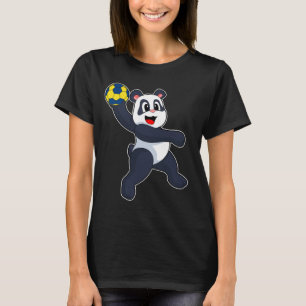 Panda Handball player Handball T-Shirt