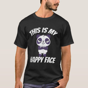 Panda Happy Face T-Shirt