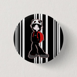 Panda Hat Button