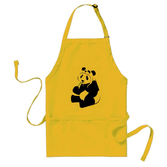 Panda Hat Standard Apron (Front)