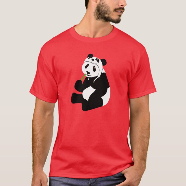 Panda Hat T-Shirt (Front)