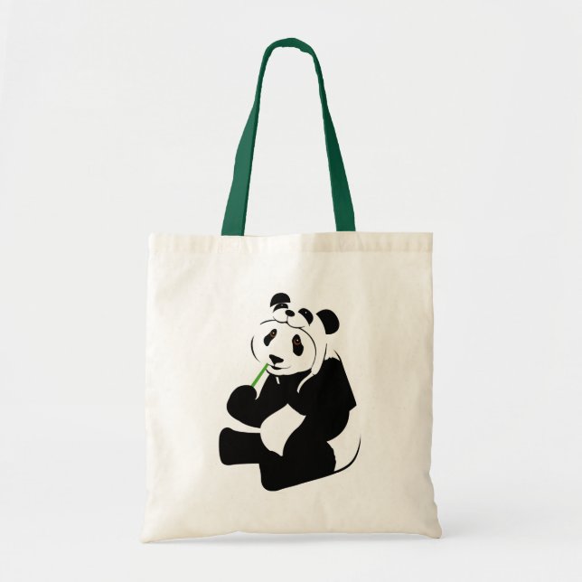 Panda Hat Tote Bag (Front)