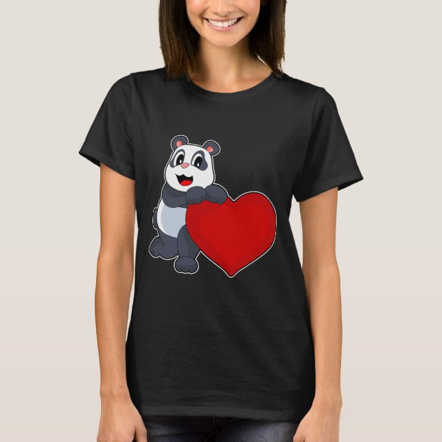 Panda Heart T-Shirt (Front)