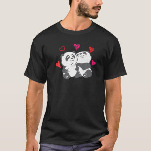 Panda Heart Zoo Animal   Bear Animal T-Shirt