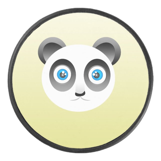 Panda Hockey Puck (Front)