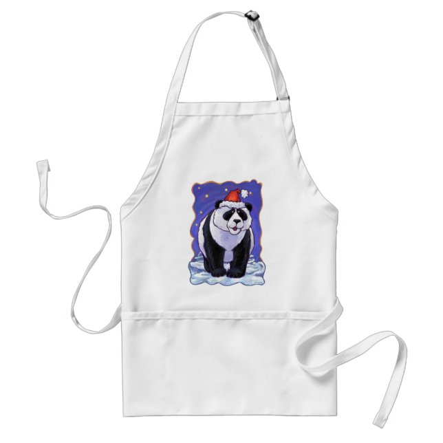 Panda Holiday Standard Apron (Front)