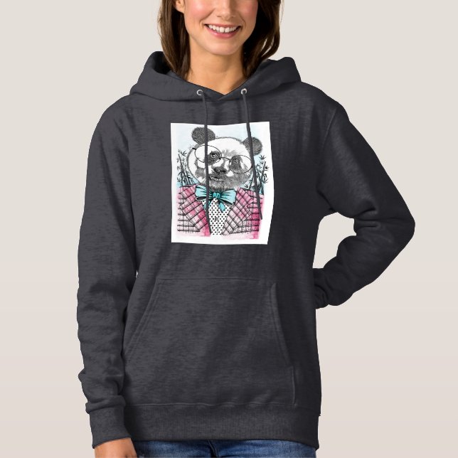 Panda illustration design Hoodie (Front)