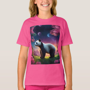 Panda in a Fantasy Garden T-Shirt