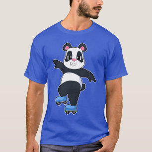 Panda Inline skating Inline skates Sports T-Shirt