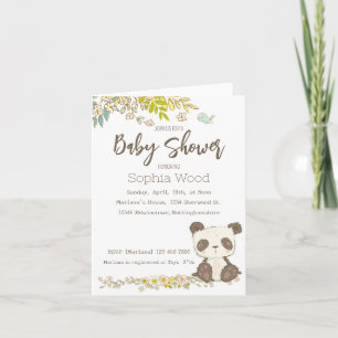 Panda Invitation