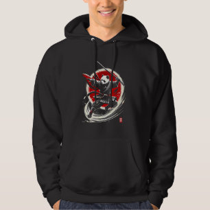 Panda Japanese Ninja Samurai Warrior Japan Men Wom Hoodie