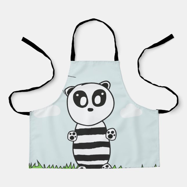 Panda Kid  Apron (Front)