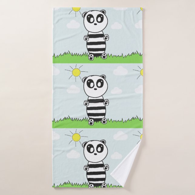 Panda Kids (Serviette de bain)