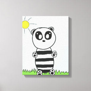 Panda Kids Canvas Print