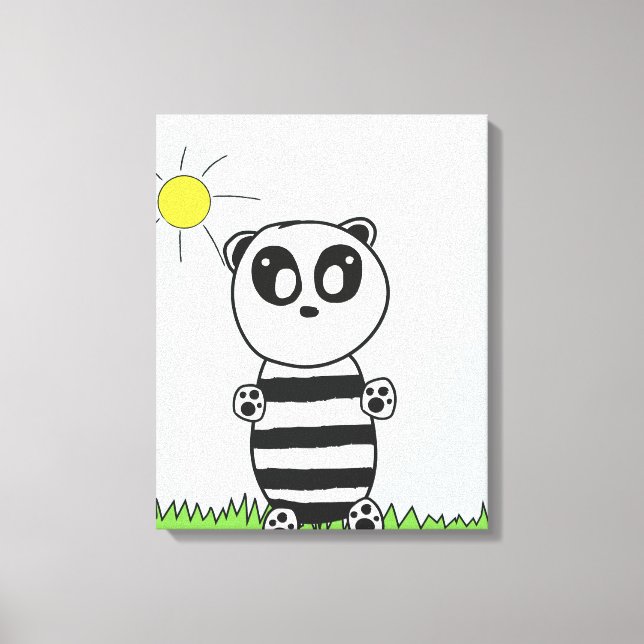 Panda Kids   Canvas Print (Front)